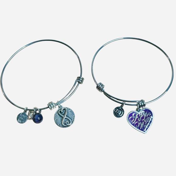 Love This Life Sliding Silver Tone Bracelets Family Mom Sister Gifts - Picture 1 of 2